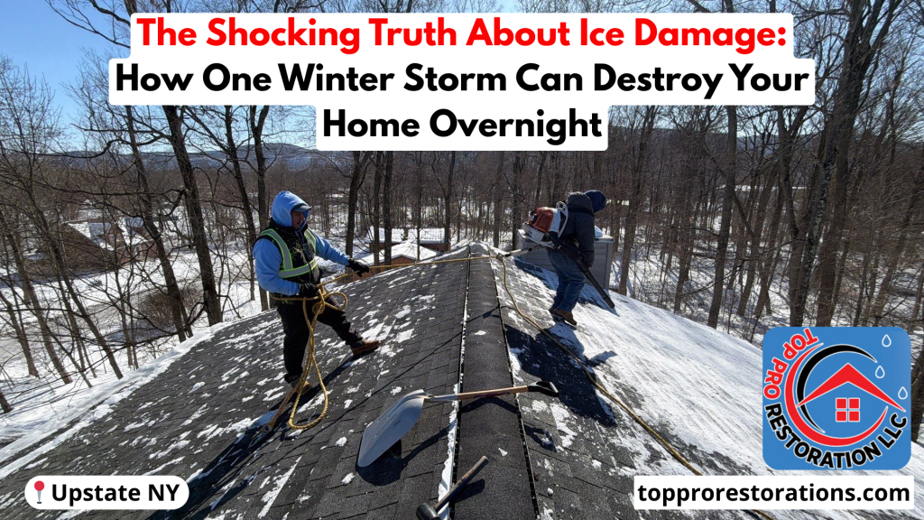 The Shocking Truth About Ice Damage: How One Winter Storm Can Destroy Your Home Overnight