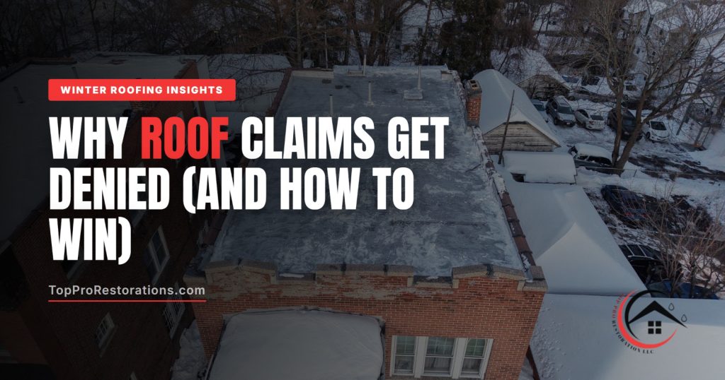 Why Roof Claims get denied