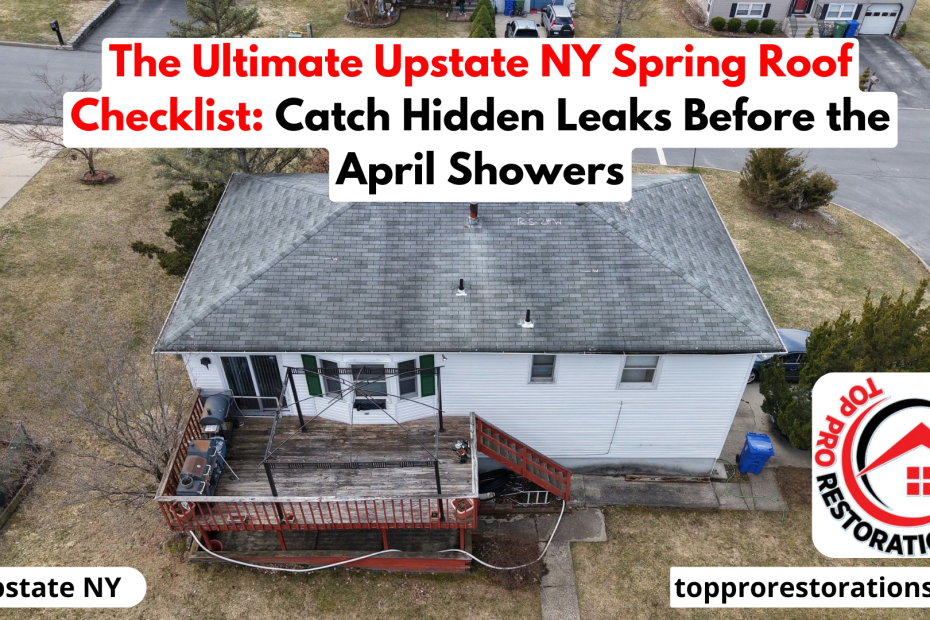 The Ultimate Upstate NY Spring Roof Checklist: Catch Hidden Leaks Before the April Showers